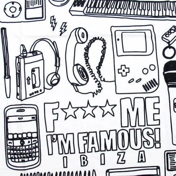 David Guetta F Me I'm Famous Ibiza Neon Men's Vest