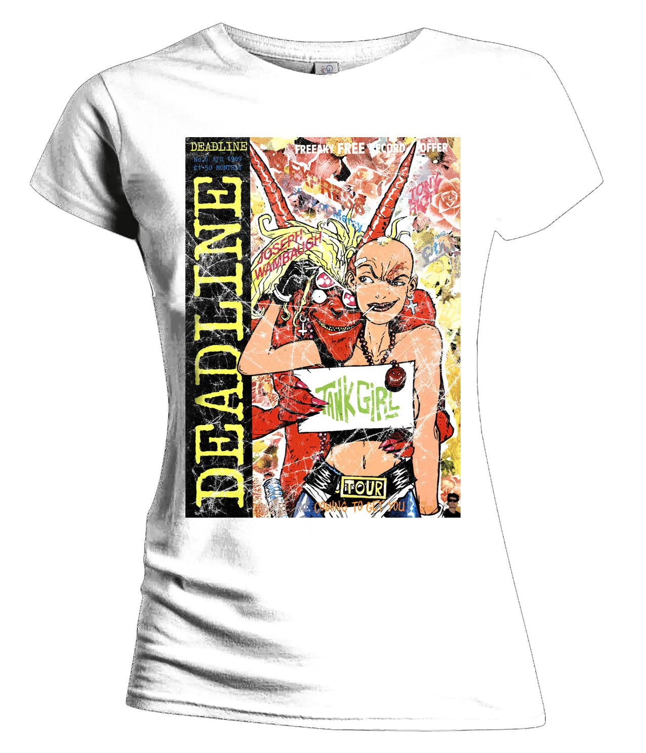 Deadline 6 Tank Booga Official Women's T-shirt (White)
