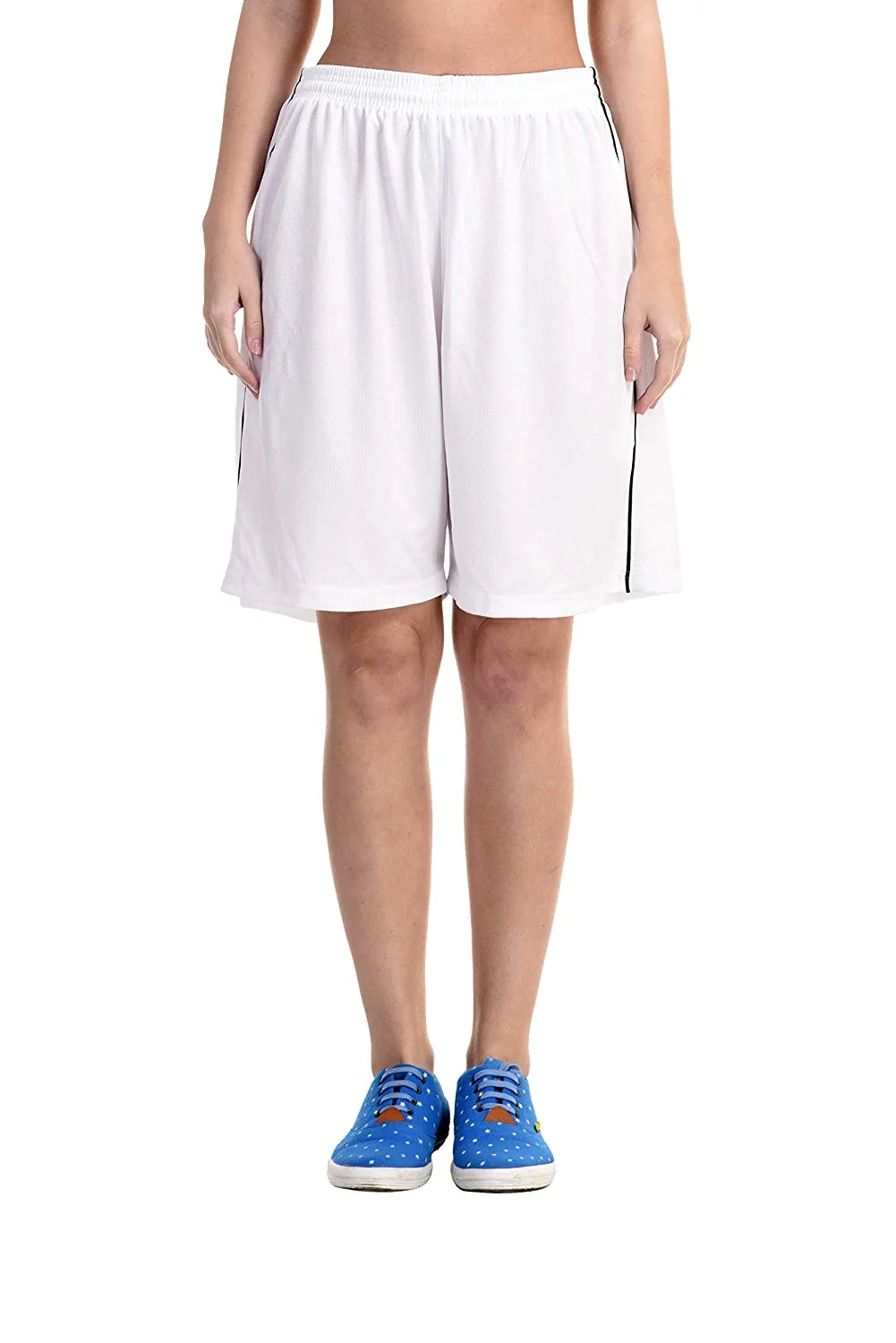 Dee Mannequin Jolly Cotton Shorts for Female Set of 3 (White / Royal Blue / Red)