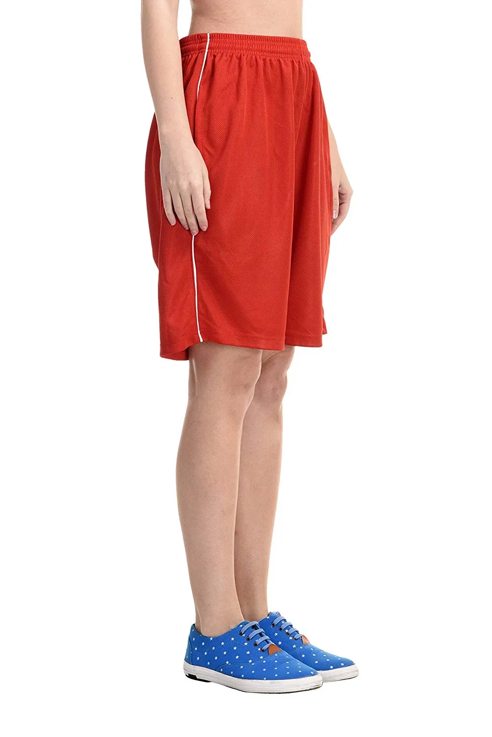 Dee Mannequin Jolly Cotton Shorts for Female Set of 3 (White / Royal Blue / Red)
