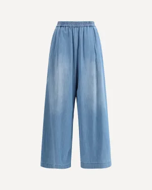 Denim wide leg Pants