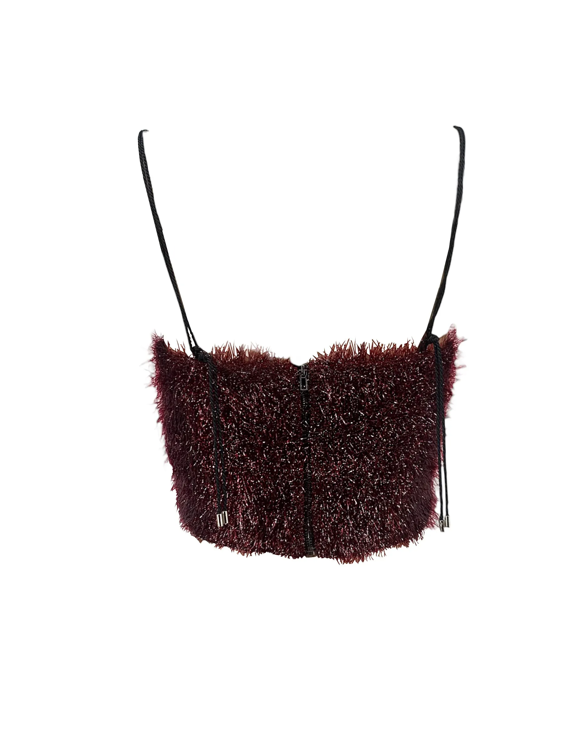Disco Frill Tank - Red
