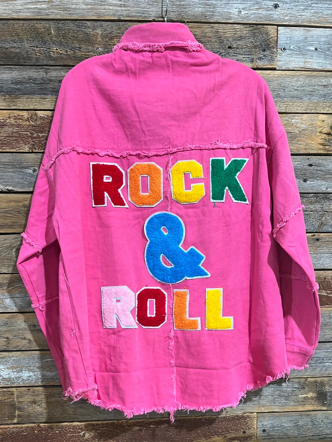 Distressed Oversized Jacket