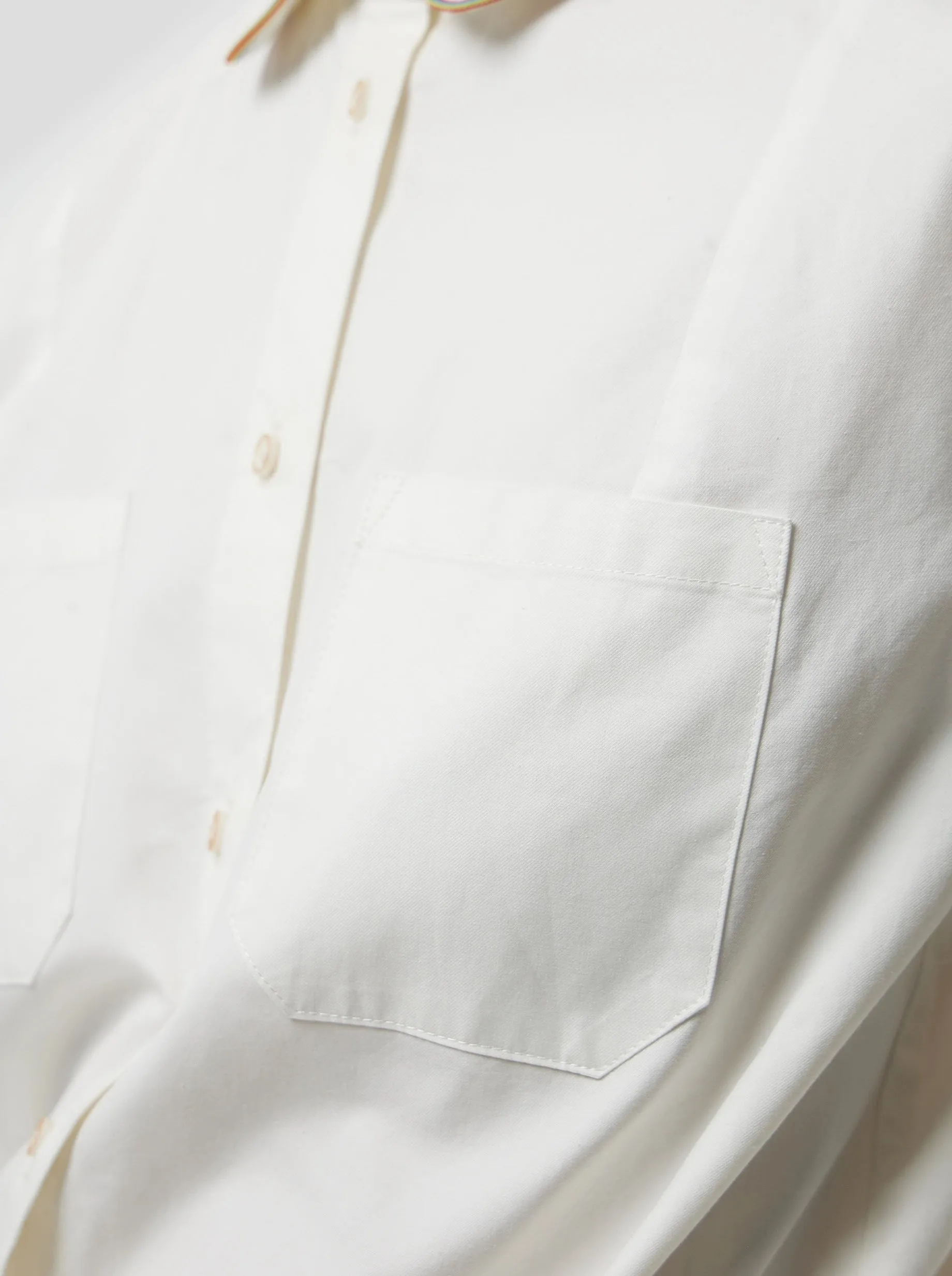 Dori Shirt in White Cotton