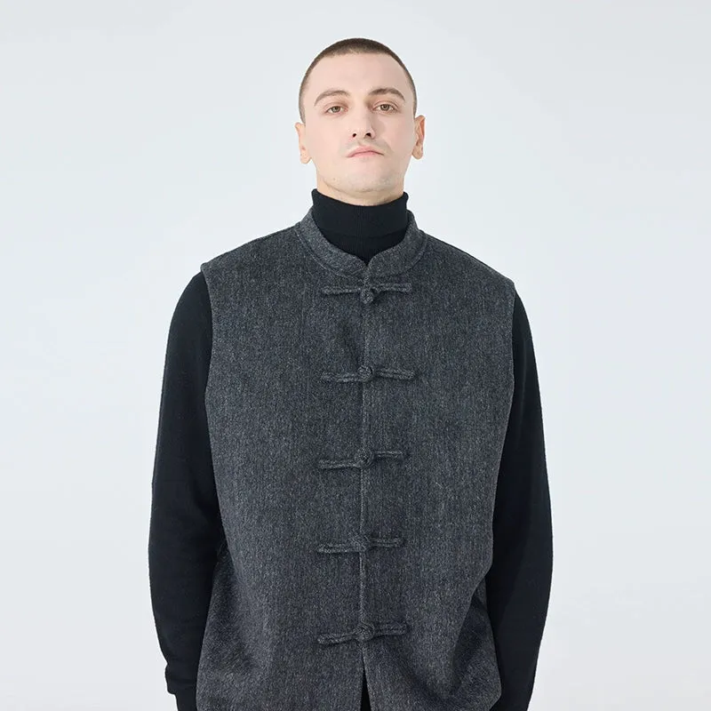 Double-Faced Cashmere Vest
