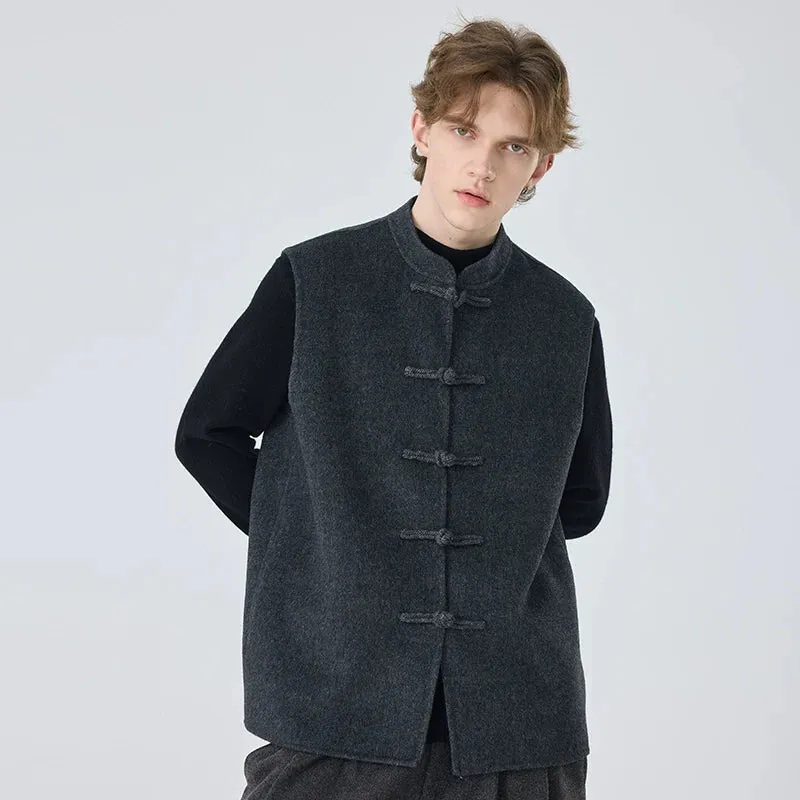 Double-Faced Cashmere Vest