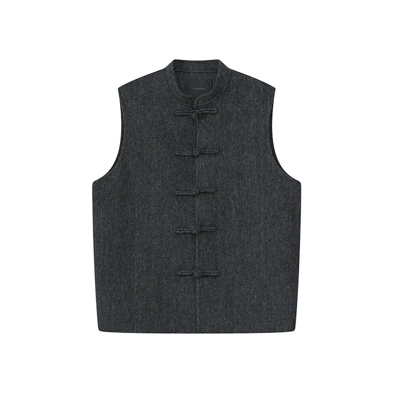 Double-Faced Cashmere Vest