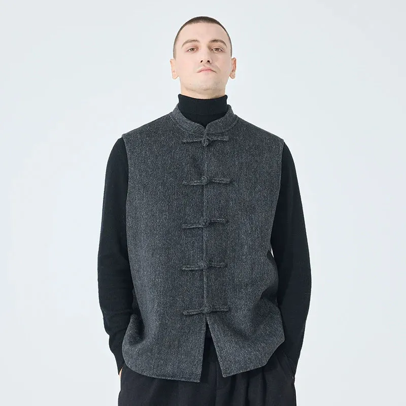 Double-Faced Cashmere Vest