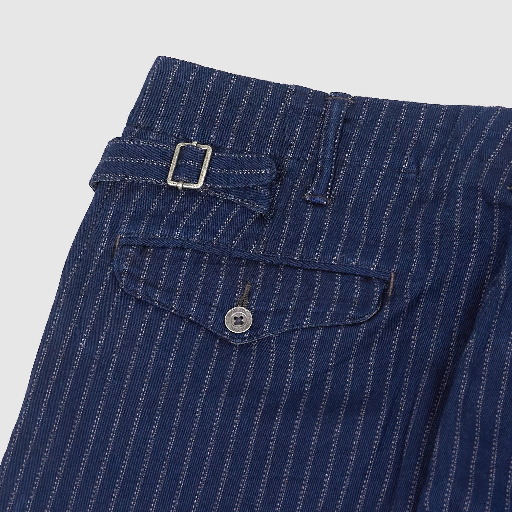 Double RL Engineered Fit Indigo Striped Trousers