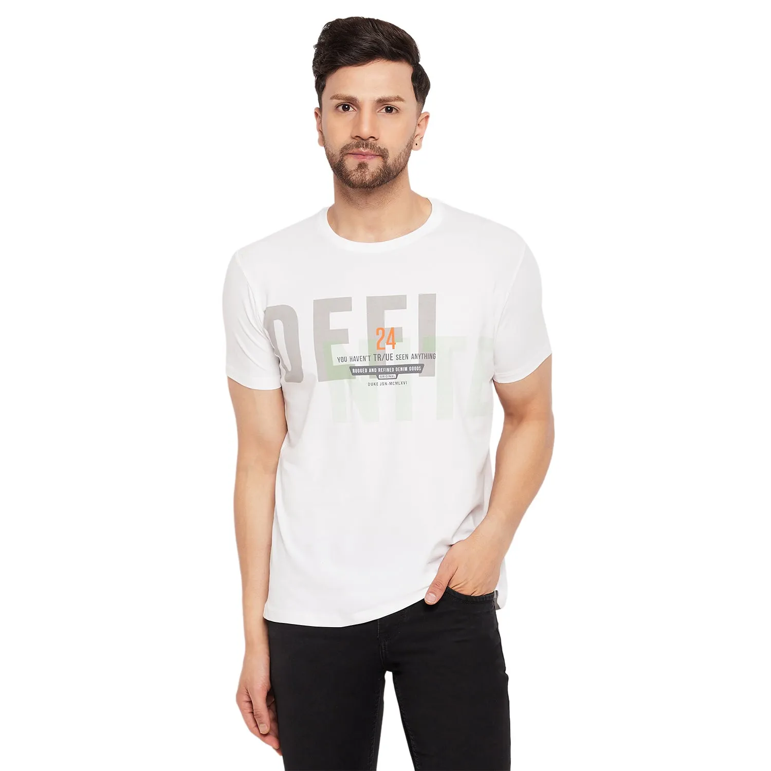 Duke Stardust Men Half Sleeve Cotton T-shirt (1005)