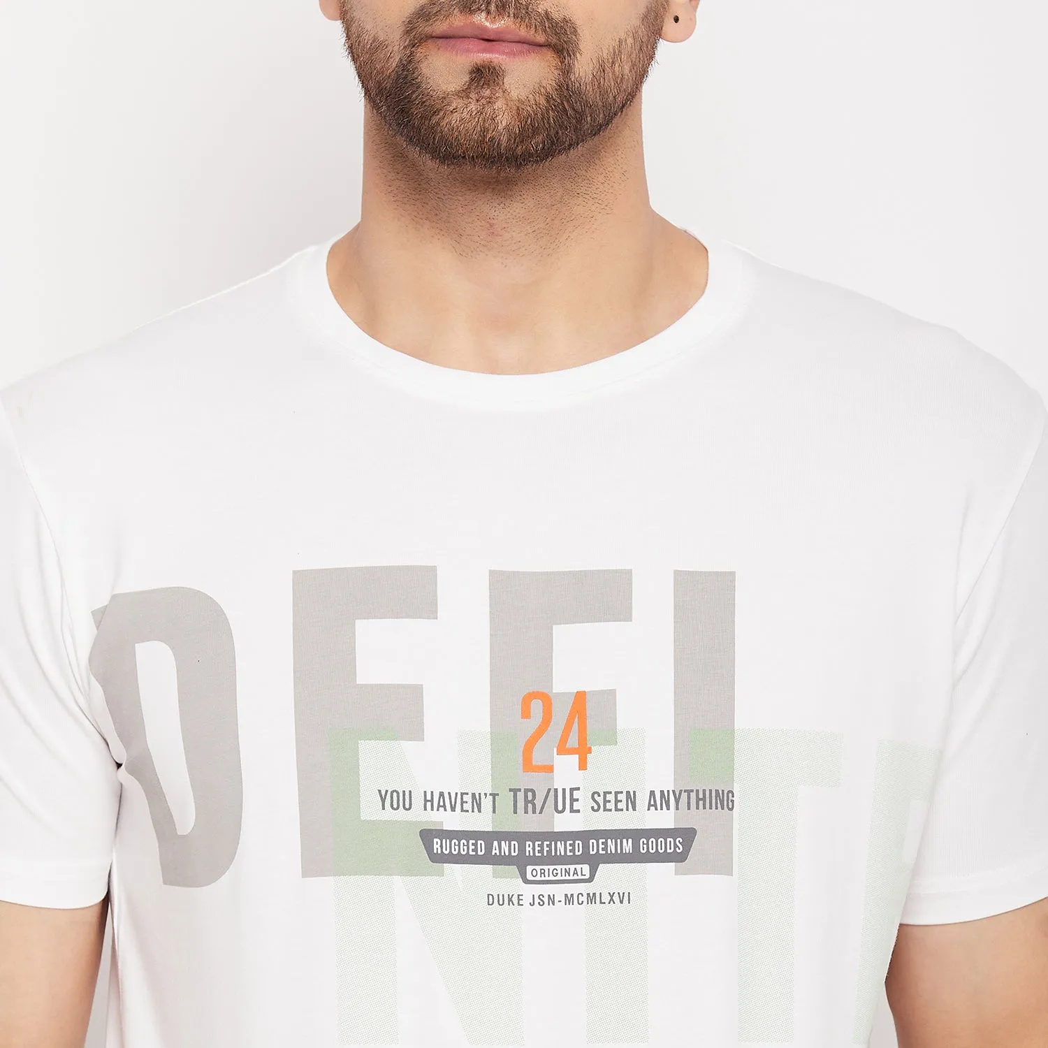 Duke Stardust Men Half Sleeve Cotton T-shirt (1005)