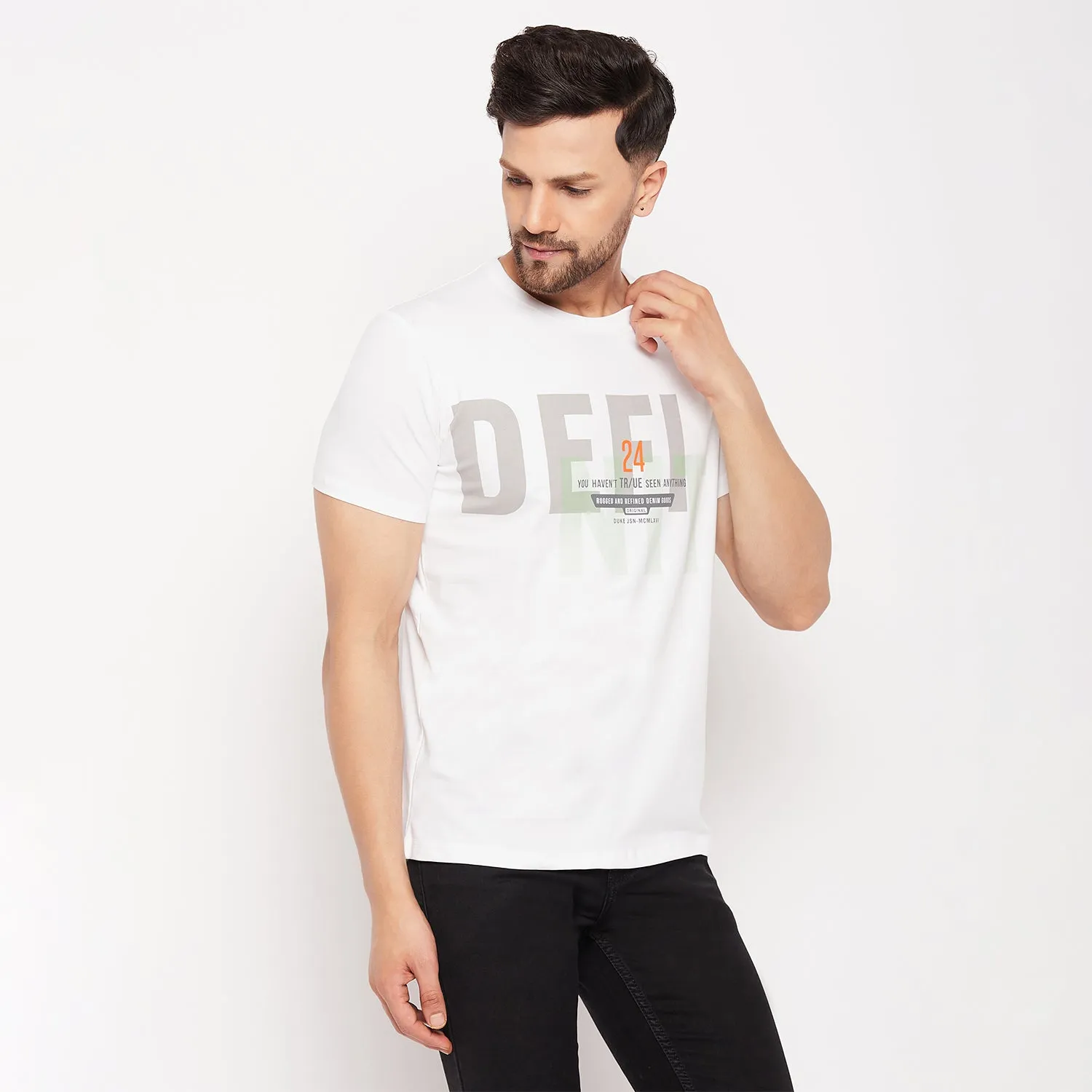 Duke Stardust Men Half Sleeve Cotton T-shirt (1005)