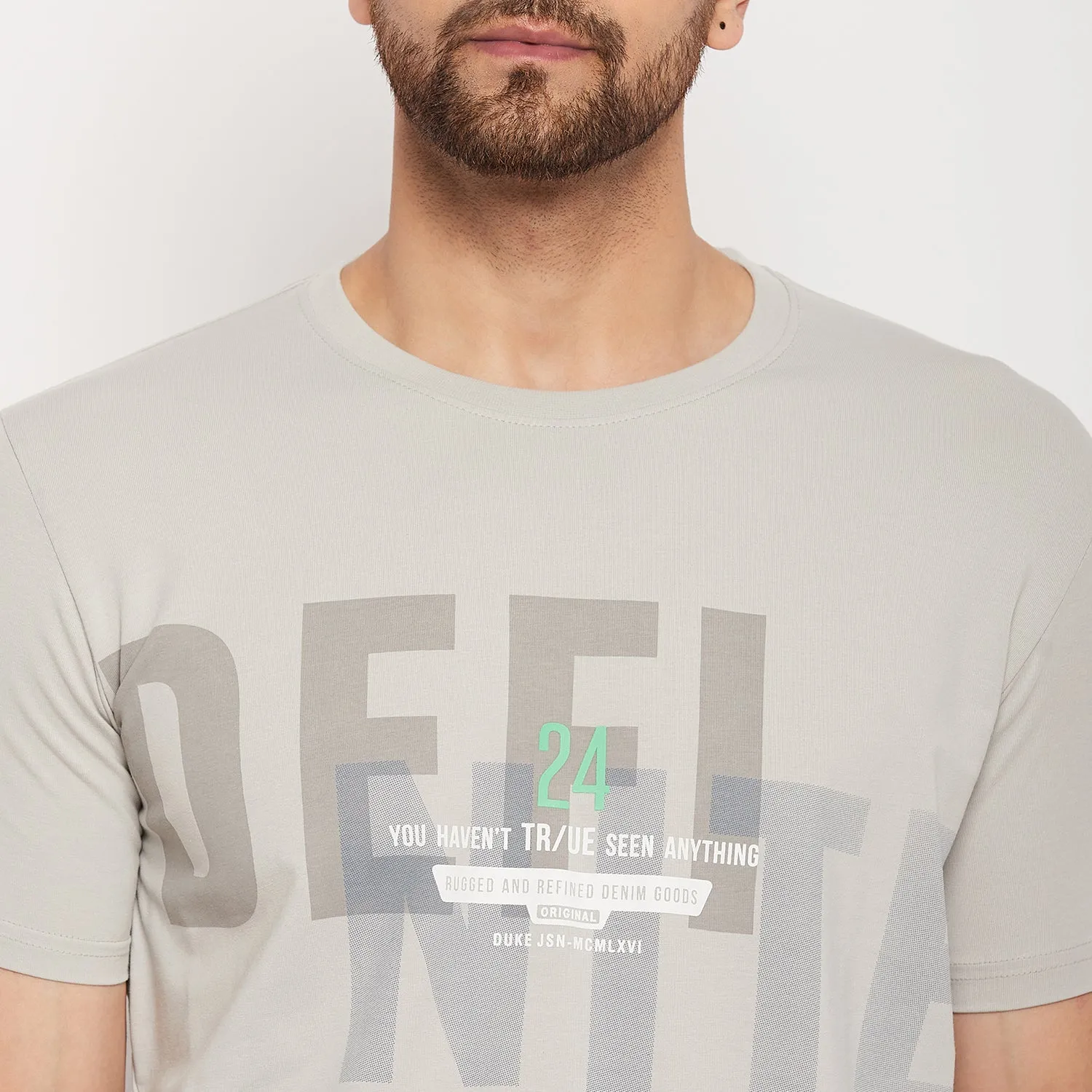 Duke Stardust Men Half Sleeve Cotton T-shirt (1005)