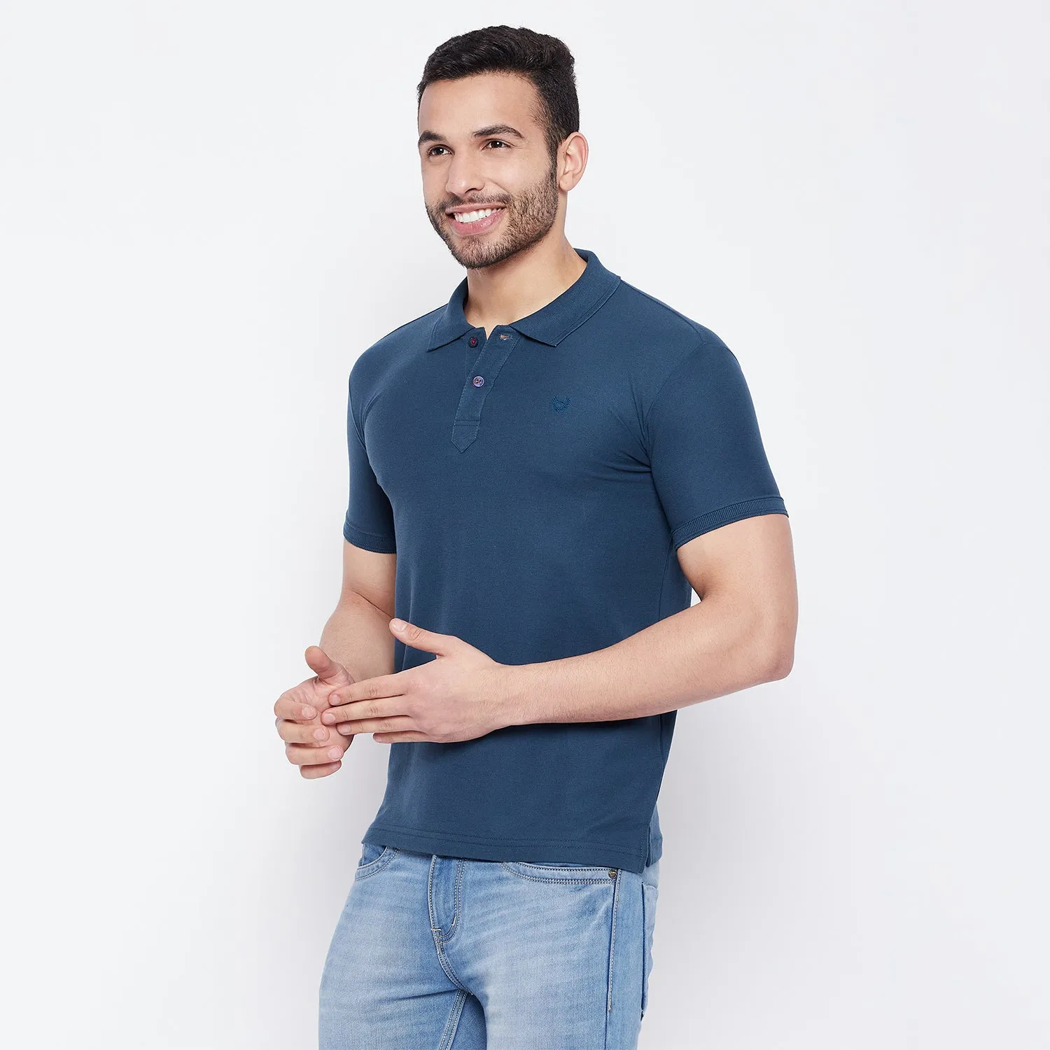 Duke Stardust Men Half Sleeve Cotton T-shirt (800F)