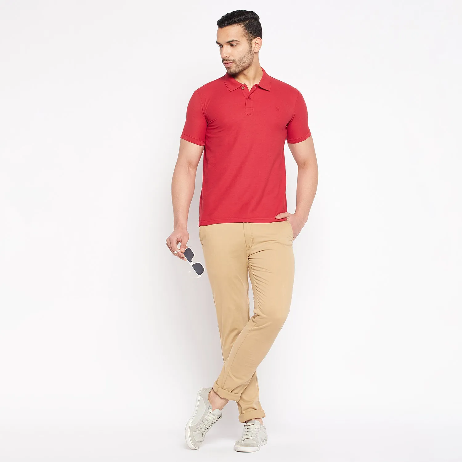 Duke Stardust Men Half Sleeve Cotton T-shirt (800F)
