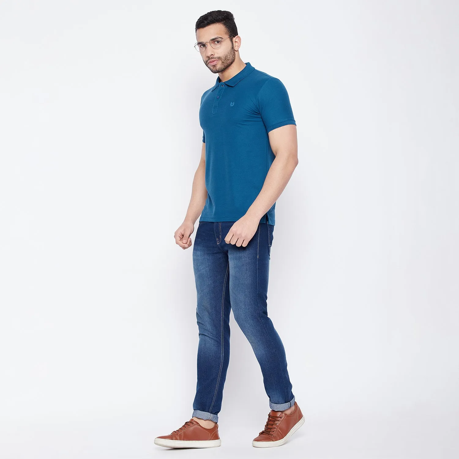 Duke Stardust Men Half Sleeve Cotton T-shirt (800F)