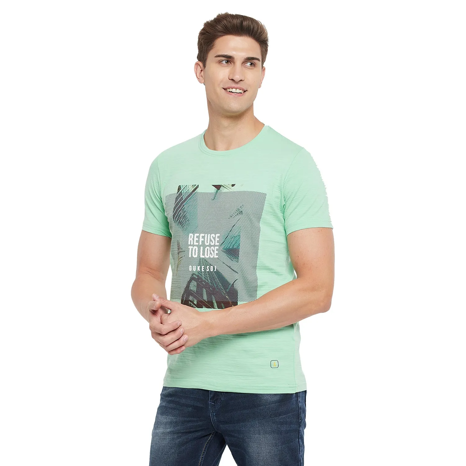 Duke Stardust Men Half Sleeve Cotton T-shirt (LF5214)