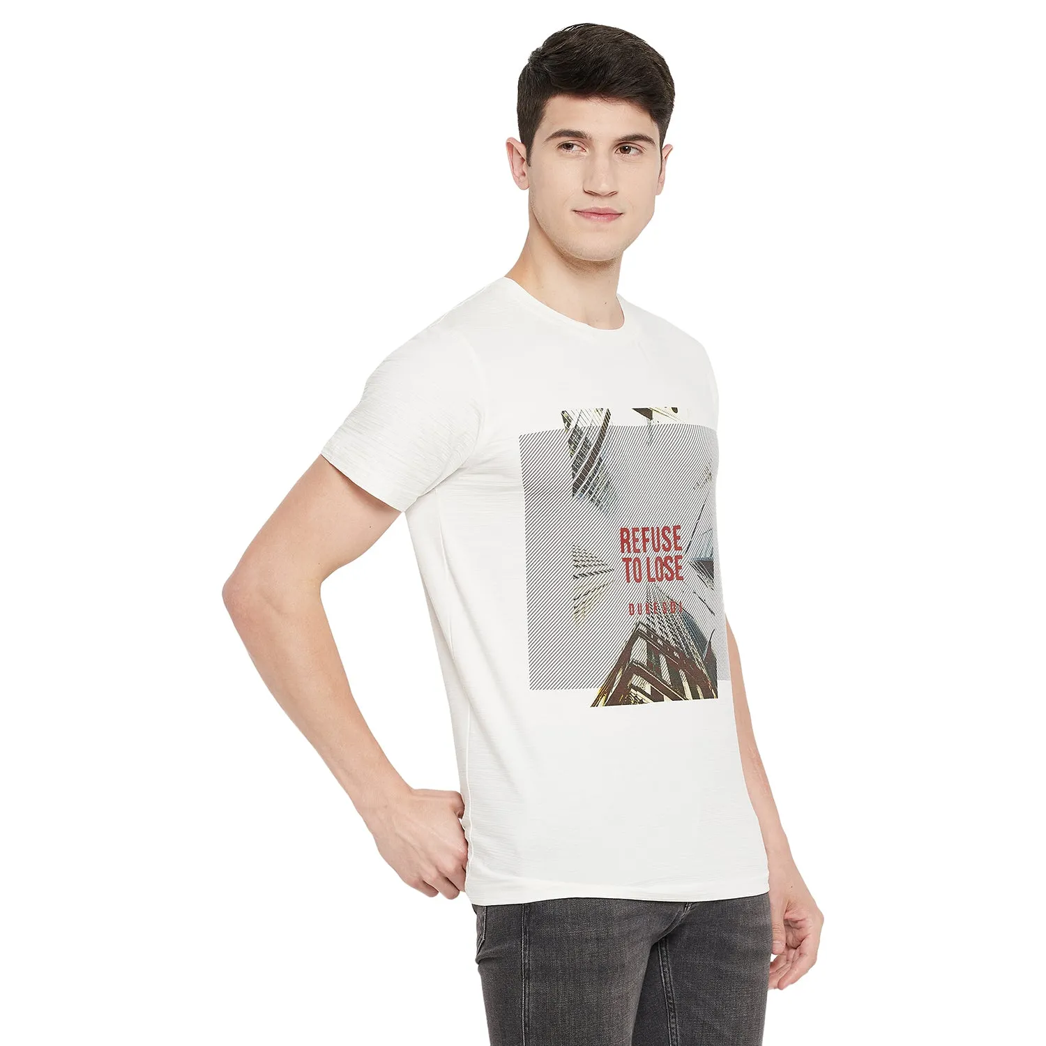 Duke Stardust Men Half Sleeve Cotton T-shirt (LF5214)