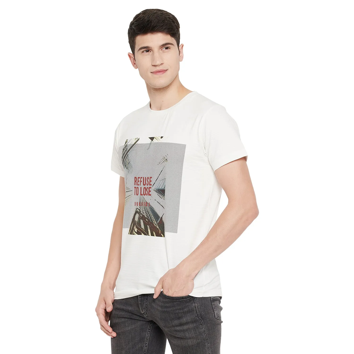 Duke Stardust Men Half Sleeve Cotton T-shirt (LF5214)