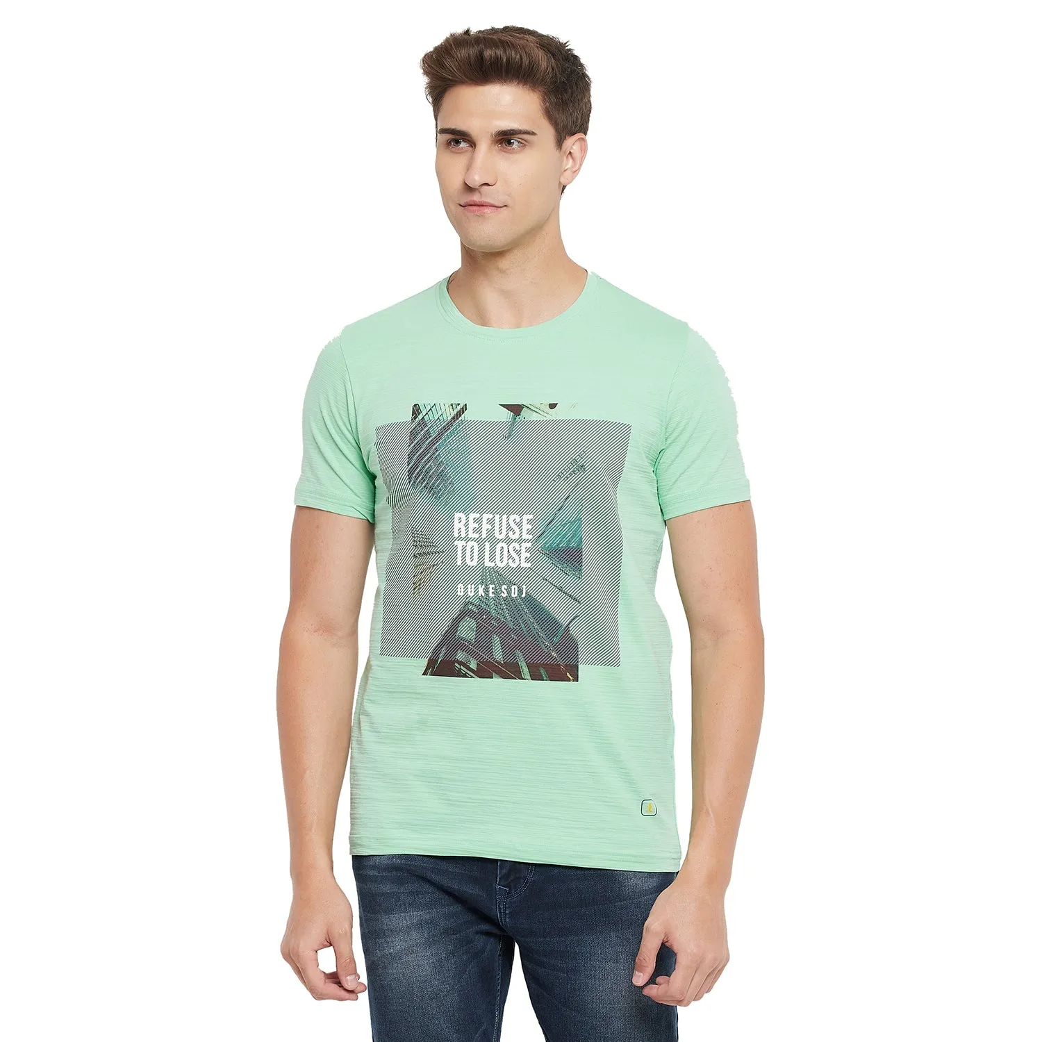 Duke Stardust Men Half Sleeve Cotton T-shirt (LF5214)