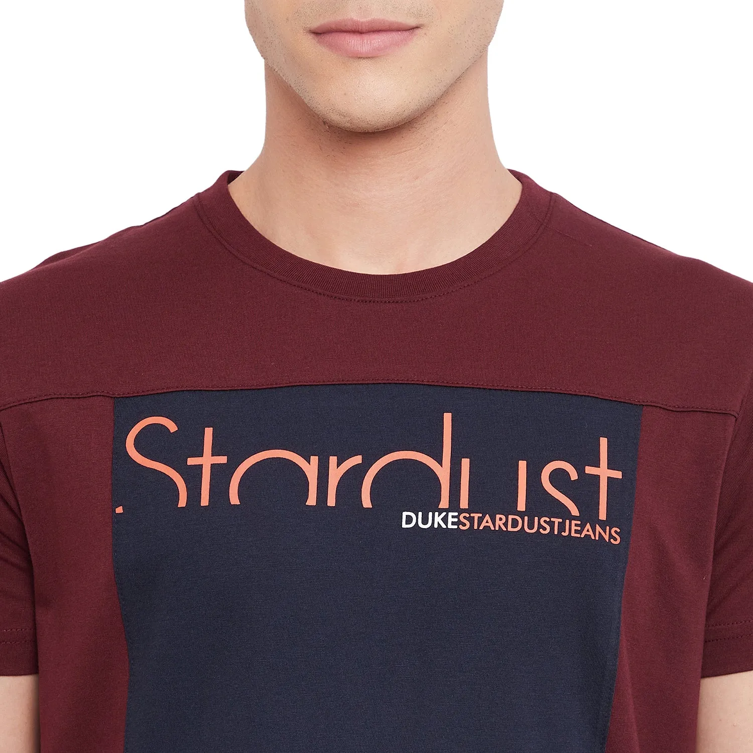 Duke Stardust Men Half Sleeve Cotton T-shirt (LF5224)