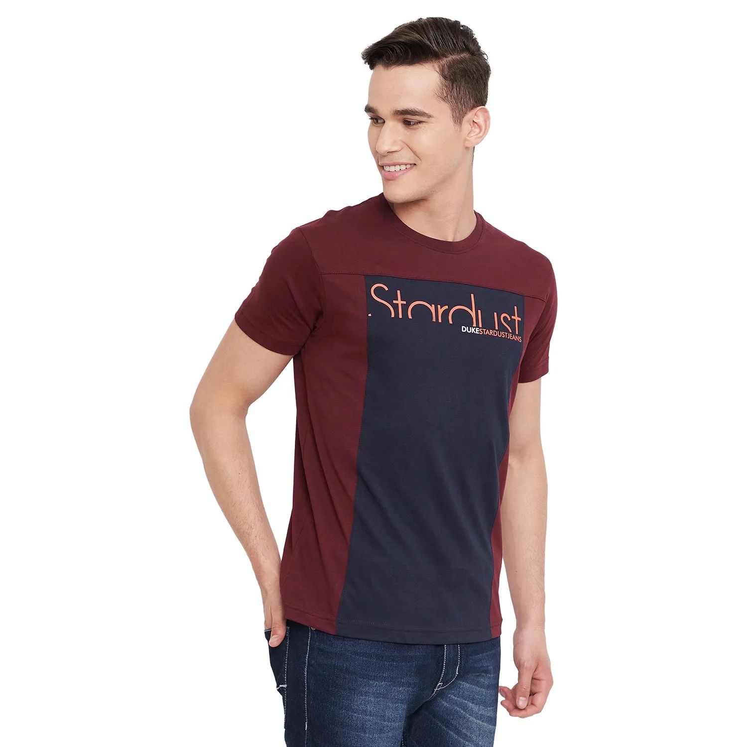 Duke Stardust Men Half Sleeve Cotton T-shirt (LF5224)