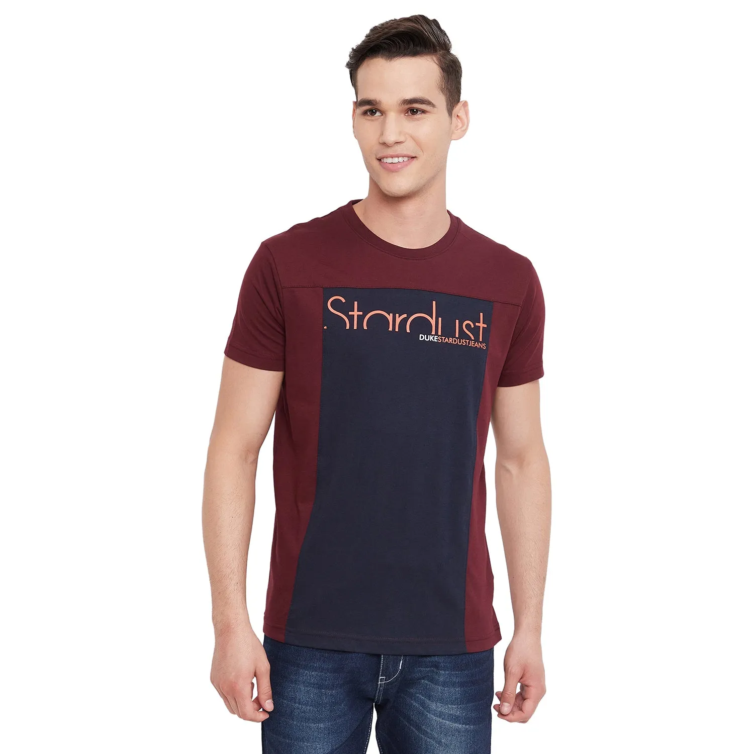 Duke Stardust Men Half Sleeve Cotton T-shirt (LF5224)