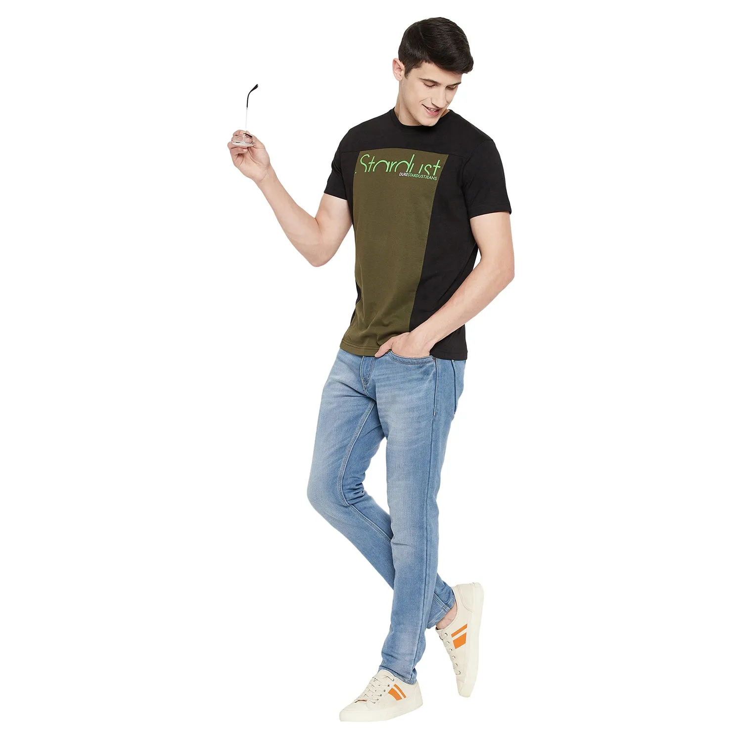 Duke Stardust Men Half Sleeve Cotton T-shirt (LF5224)