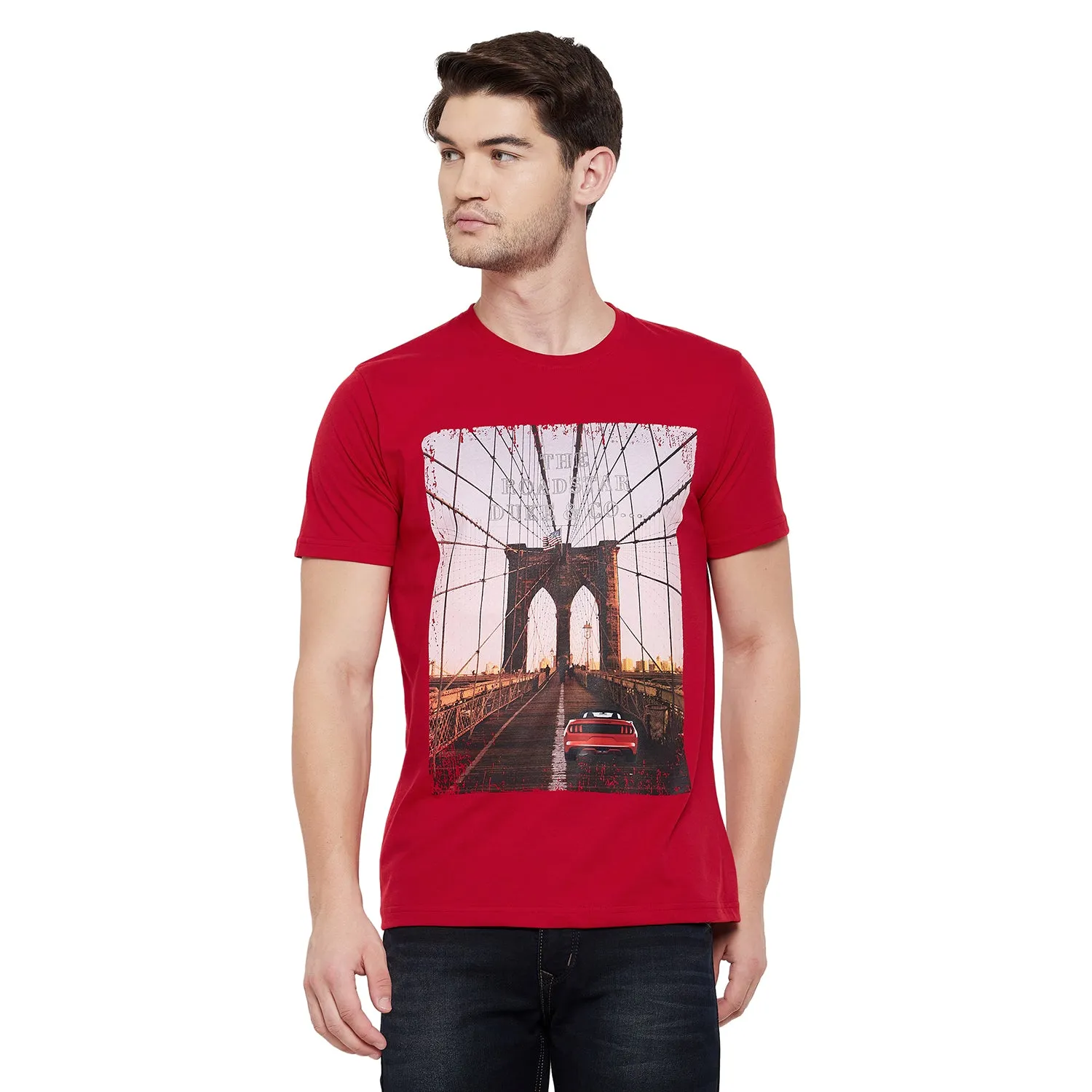 Duke Stardust Men Half Sleeve Cotton T-shirt (LF5254)