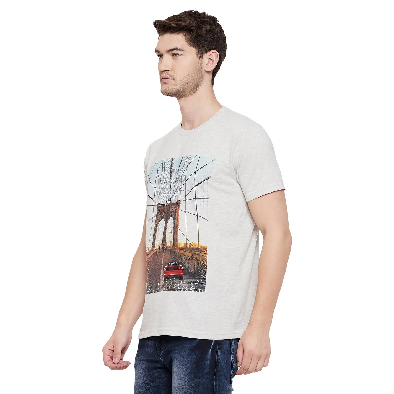 Duke Stardust Men Half Sleeve Cotton T-shirt (LF5254)
