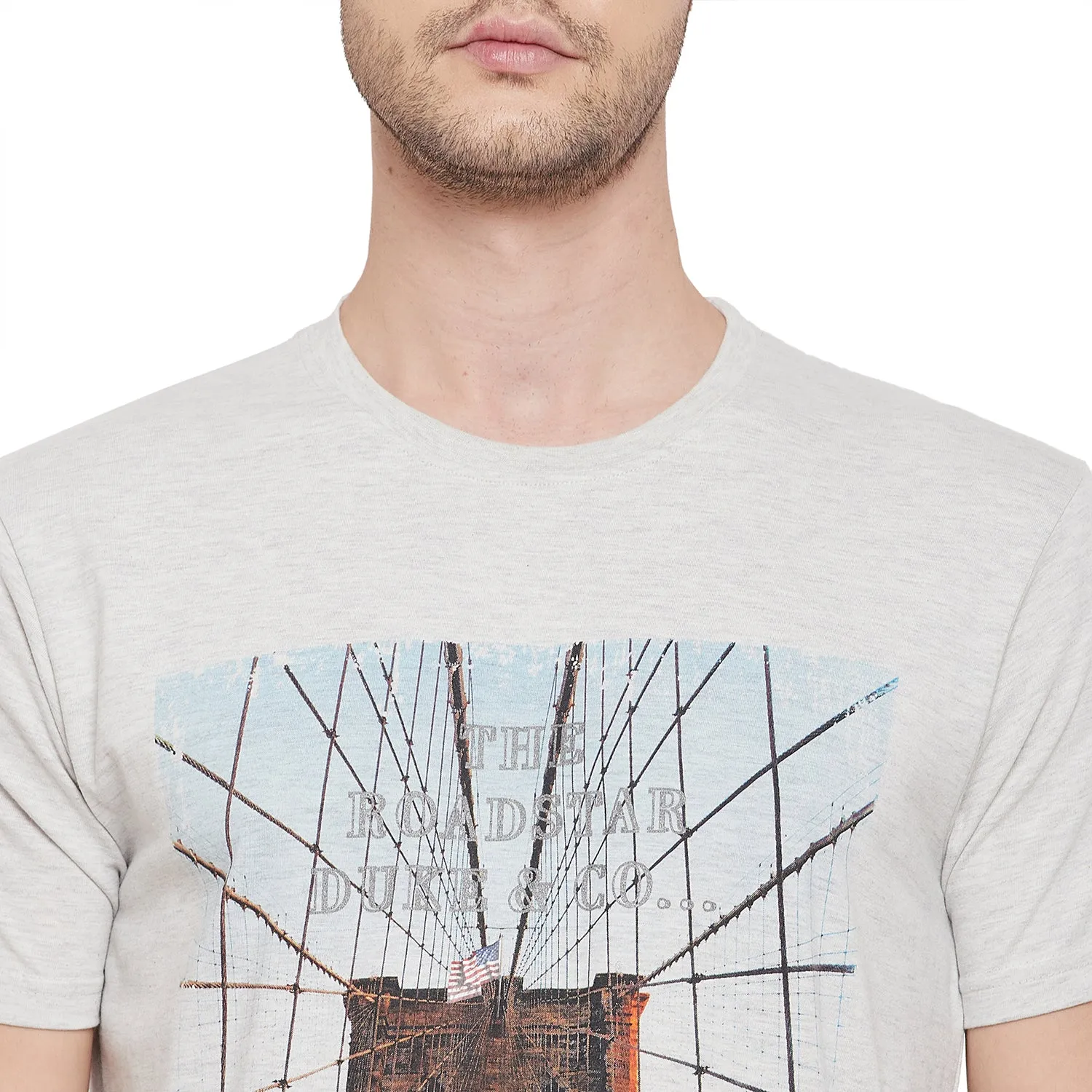 Duke Stardust Men Half Sleeve Cotton T-shirt (LF5254)