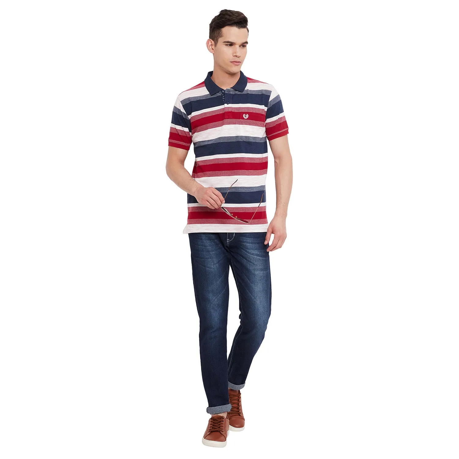 Duke Stardust Men Half Sleeve Cotton T-Shirt (LF5318)