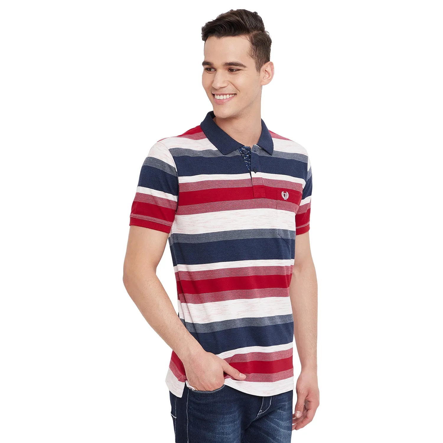 Duke Stardust Men Half Sleeve Cotton T-Shirt (LF5318)