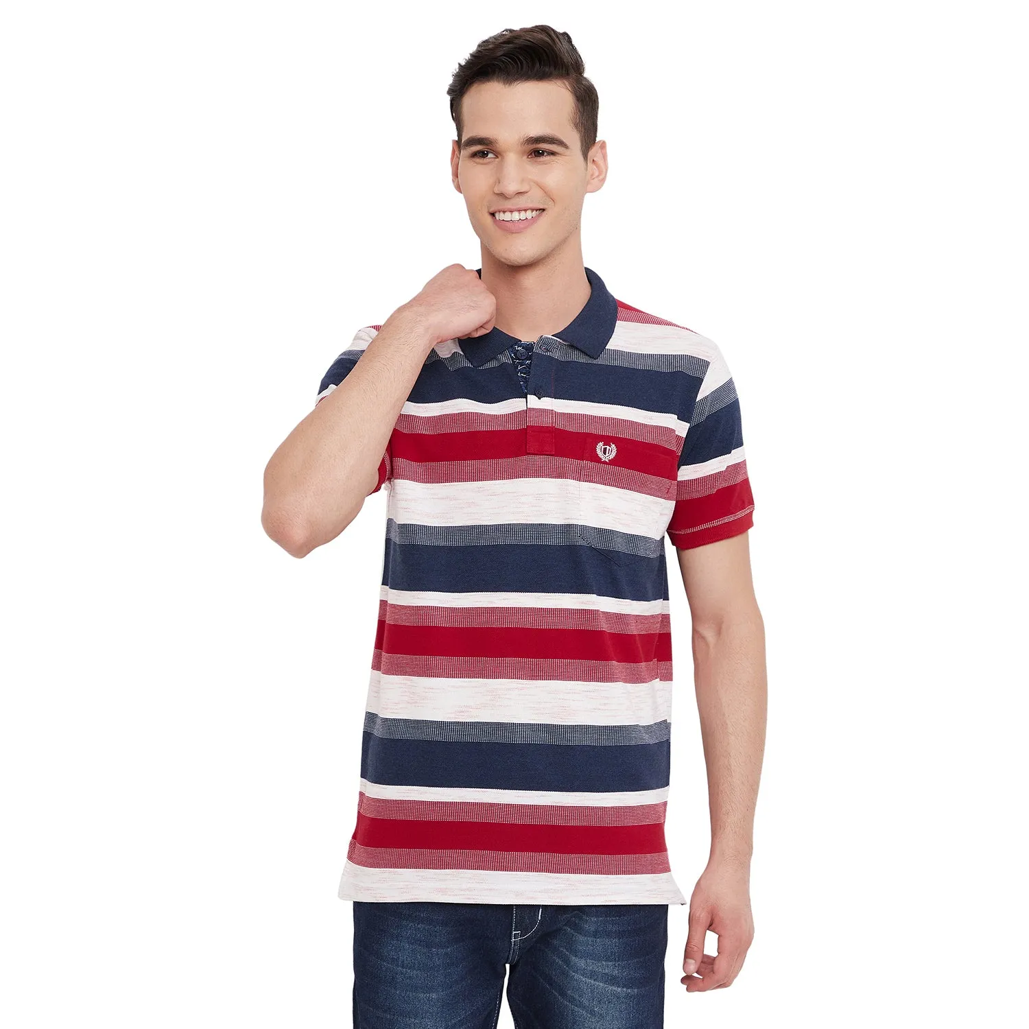Duke Stardust Men Half Sleeve Cotton T-Shirt (LF5318)