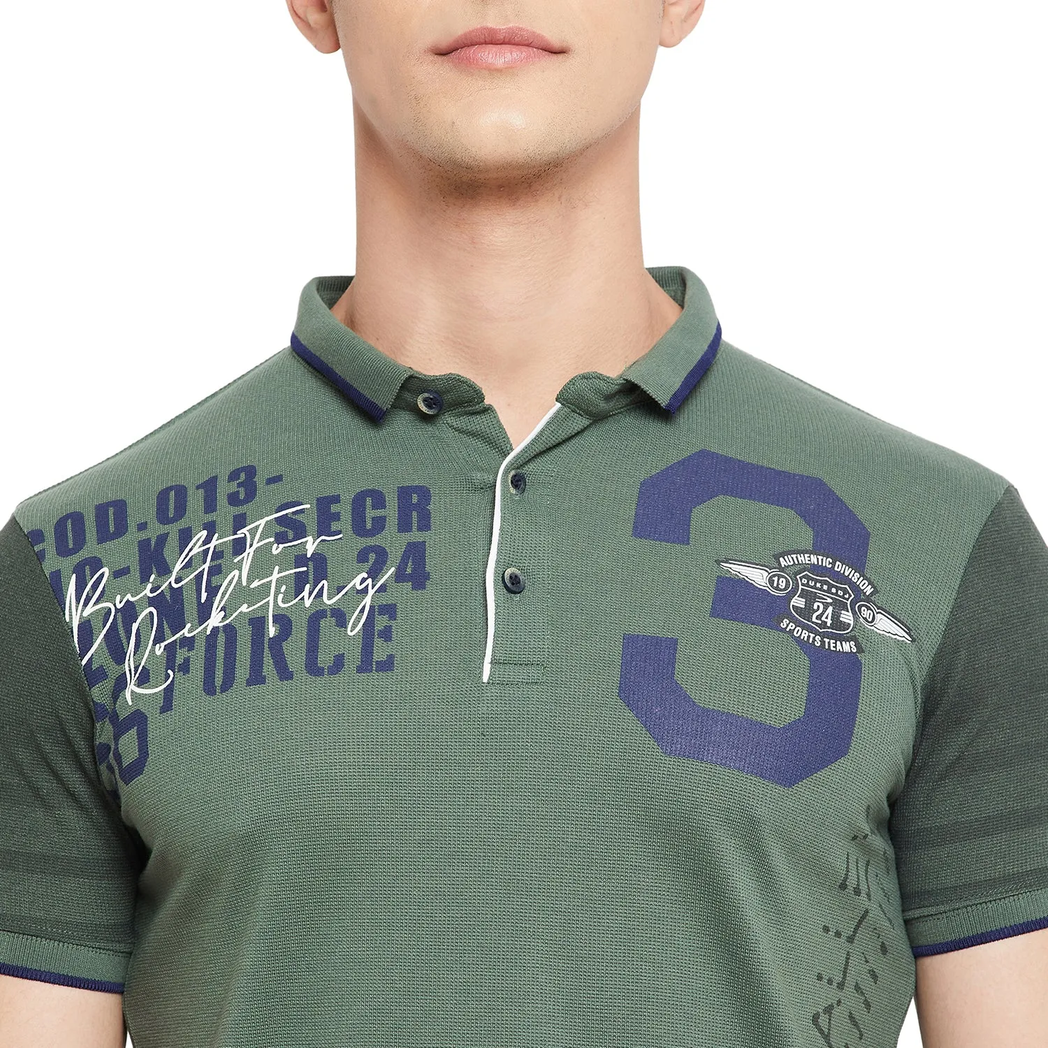 Duke Stardust Men Half Sleeve Cotton T-Shirt (LF5410)