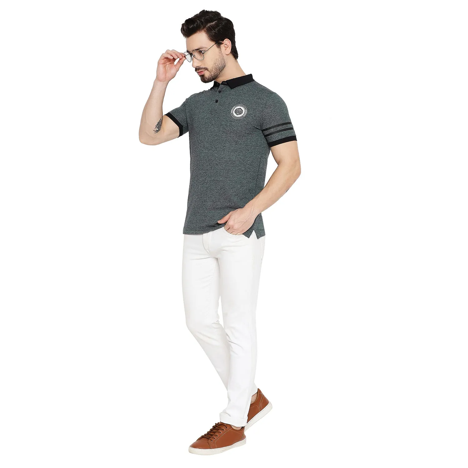 Duke Stardust Men Half Sleeve Cotton T-shirt (LF5436)
