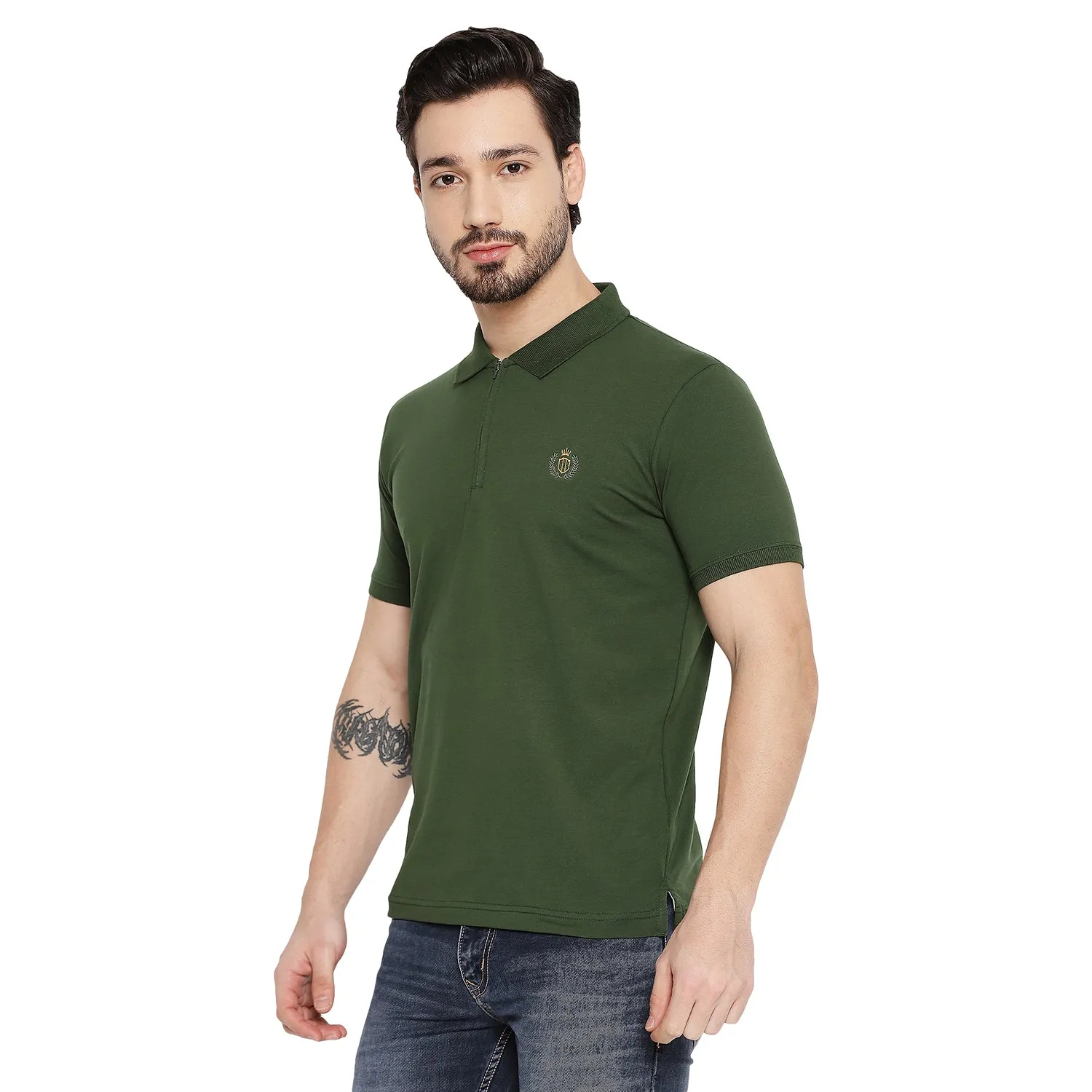Duke Stardust Men Half Sleeve Cotton T-shirt (LF5476)