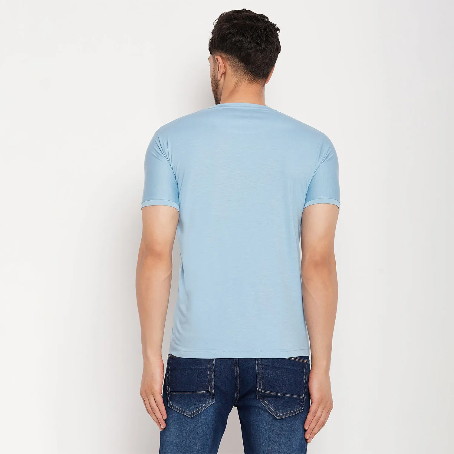 Duke Stardust Men Half Sleeve Cotton T-shirt (LF5766)