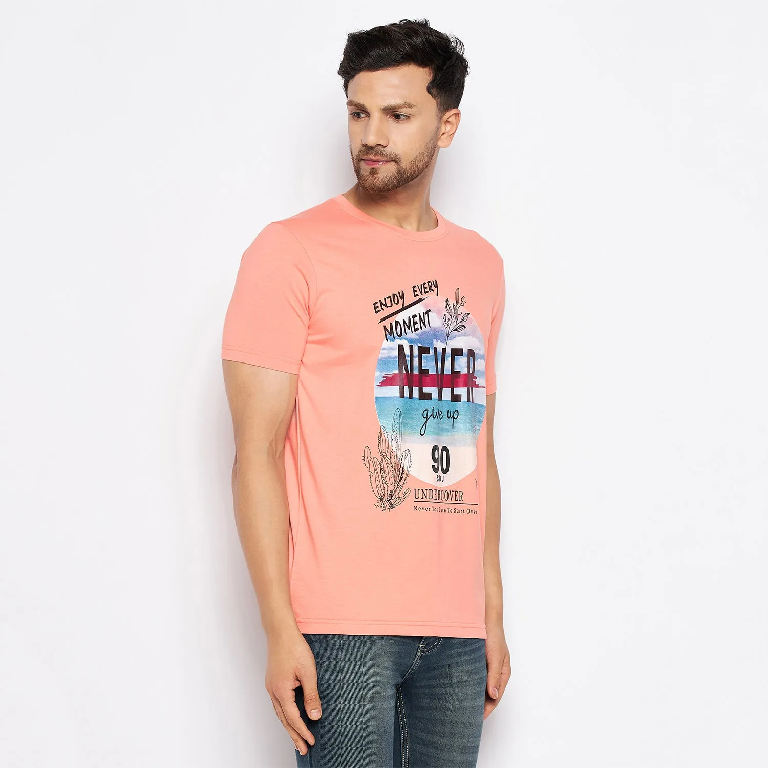 Duke Stardust Men Half Sleeve Cotton T-shirt (LF5808)