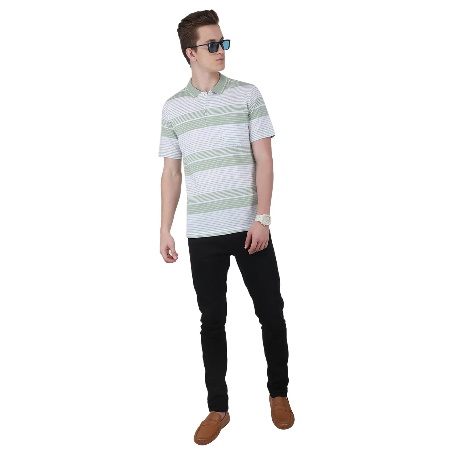 Duke Stardust Men Half Sleeve Cotton T-shirt (LF5847)