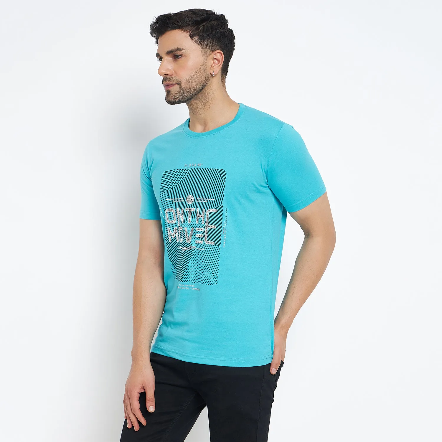 Duke Stardust Men Half Sleeve Cotton T-shirt (MLF1132)