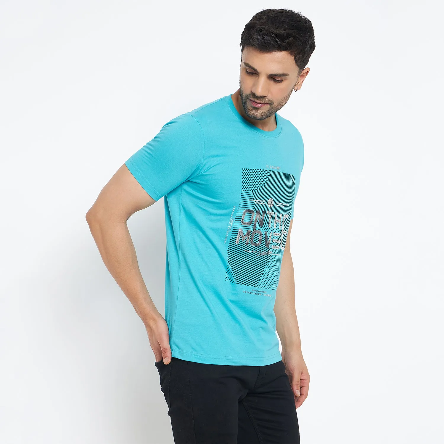 Duke Stardust Men Half Sleeve Cotton T-shirt (MLF1132)