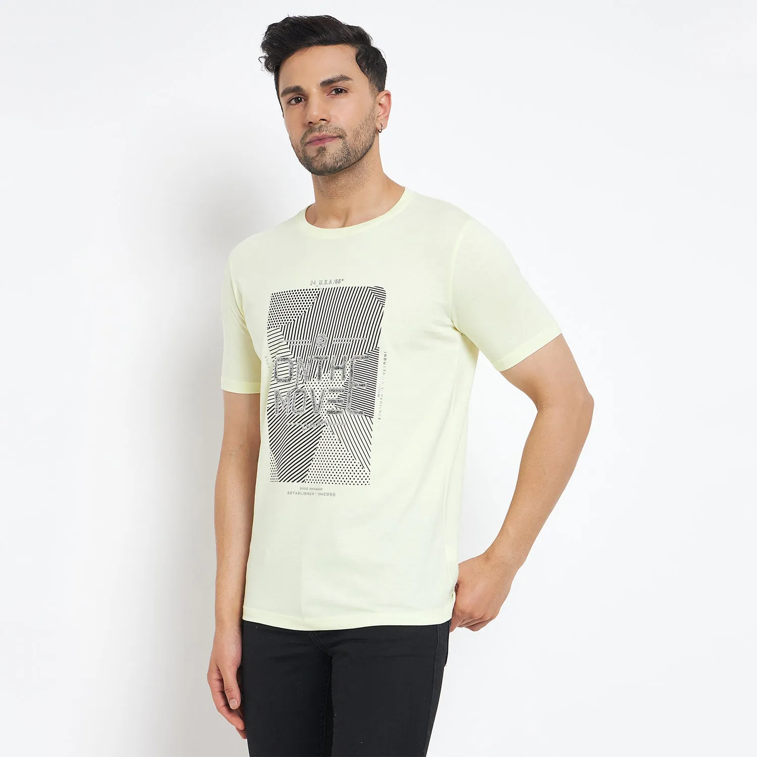 Duke Stardust Men Half Sleeve Cotton T-shirt (MLF1132)