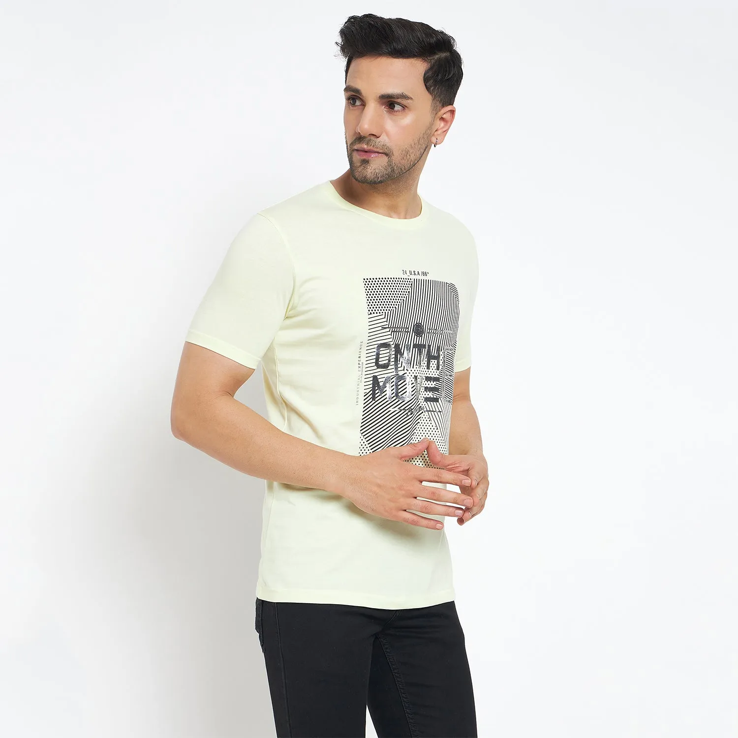 Duke Stardust Men Half Sleeve Cotton T-shirt (MLF1132)