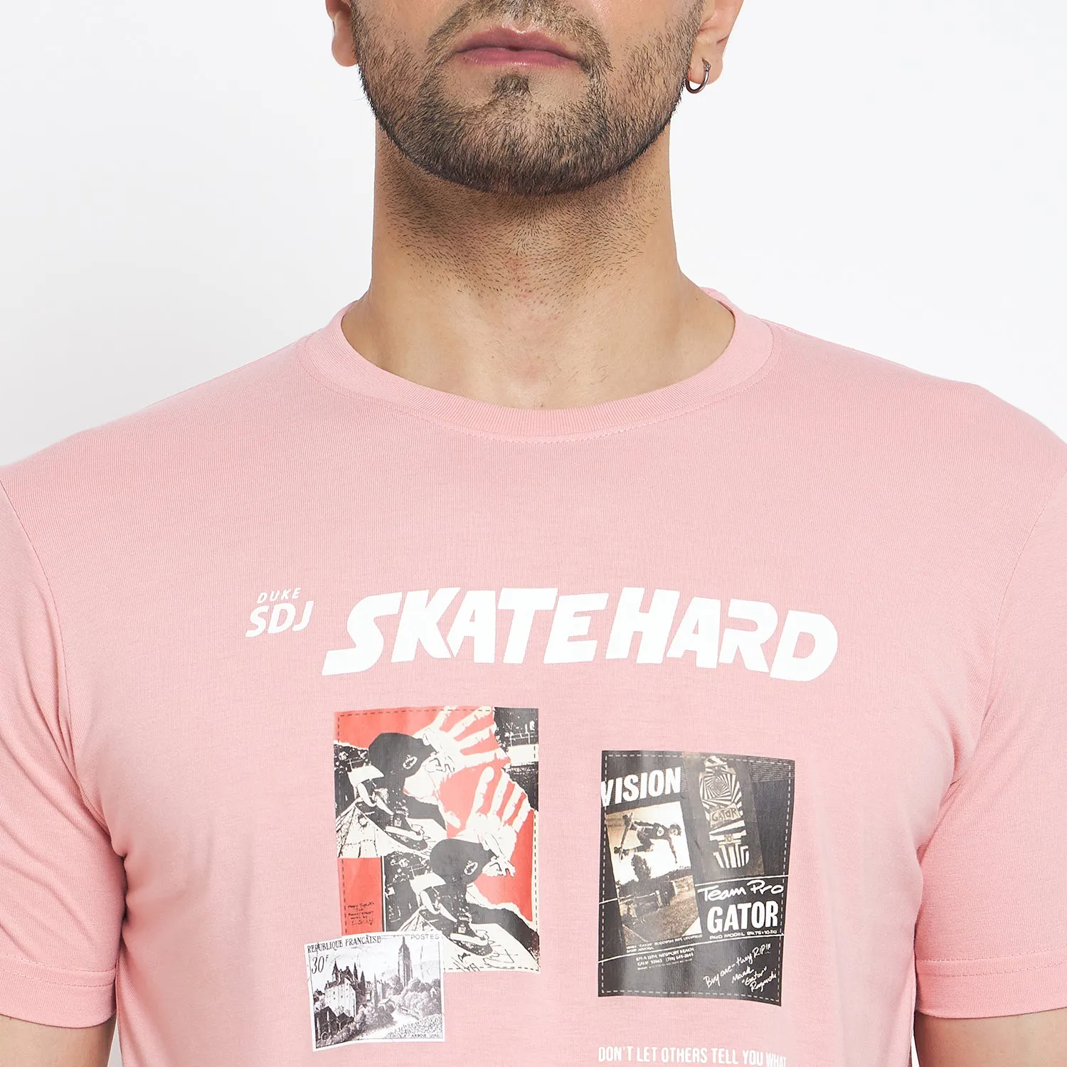 Duke Stardust Men Half Sleeve Cotton T-shirt (MLF7056)