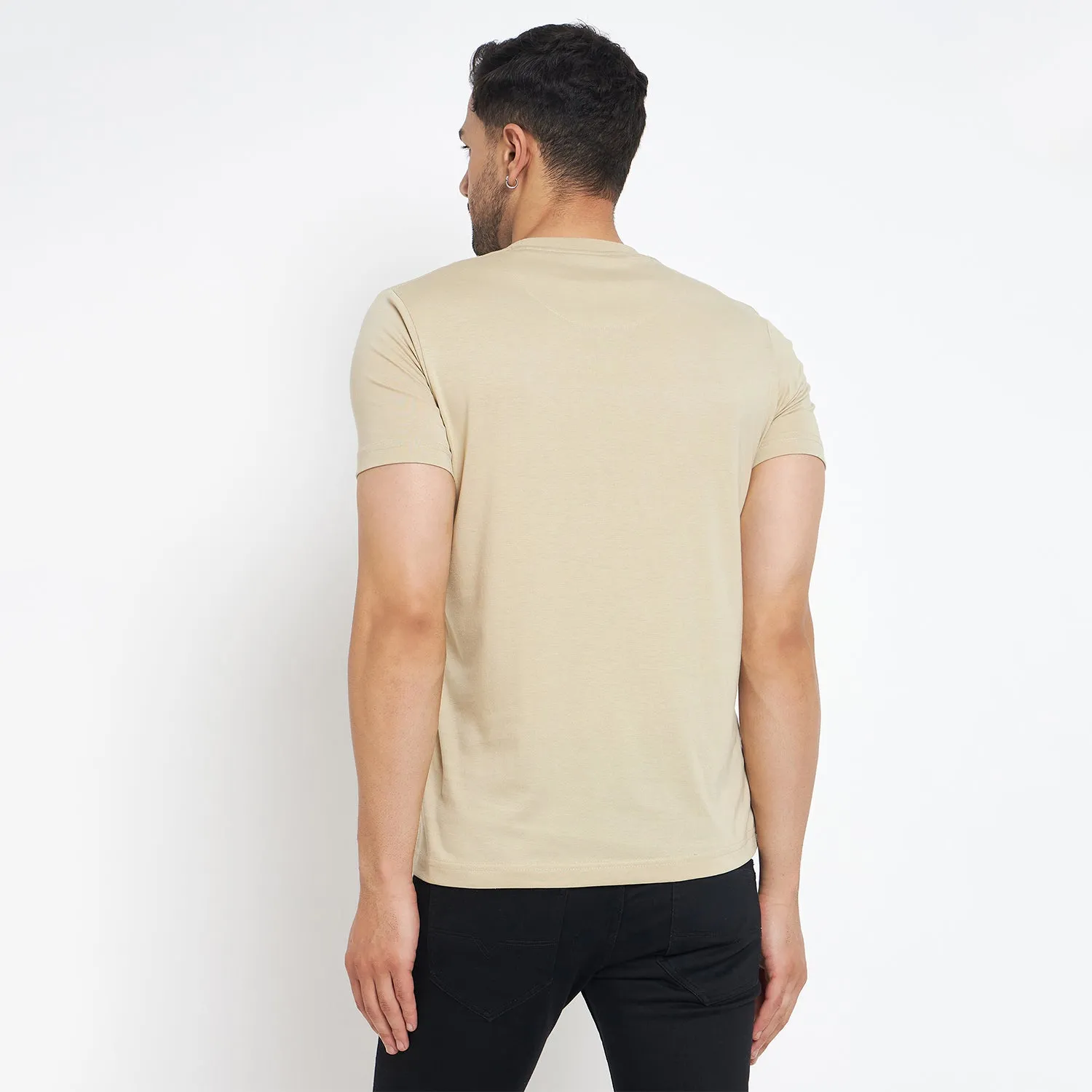 Duke Stardust Men Half Sleeve Cotton T-shirt (MLF7056)