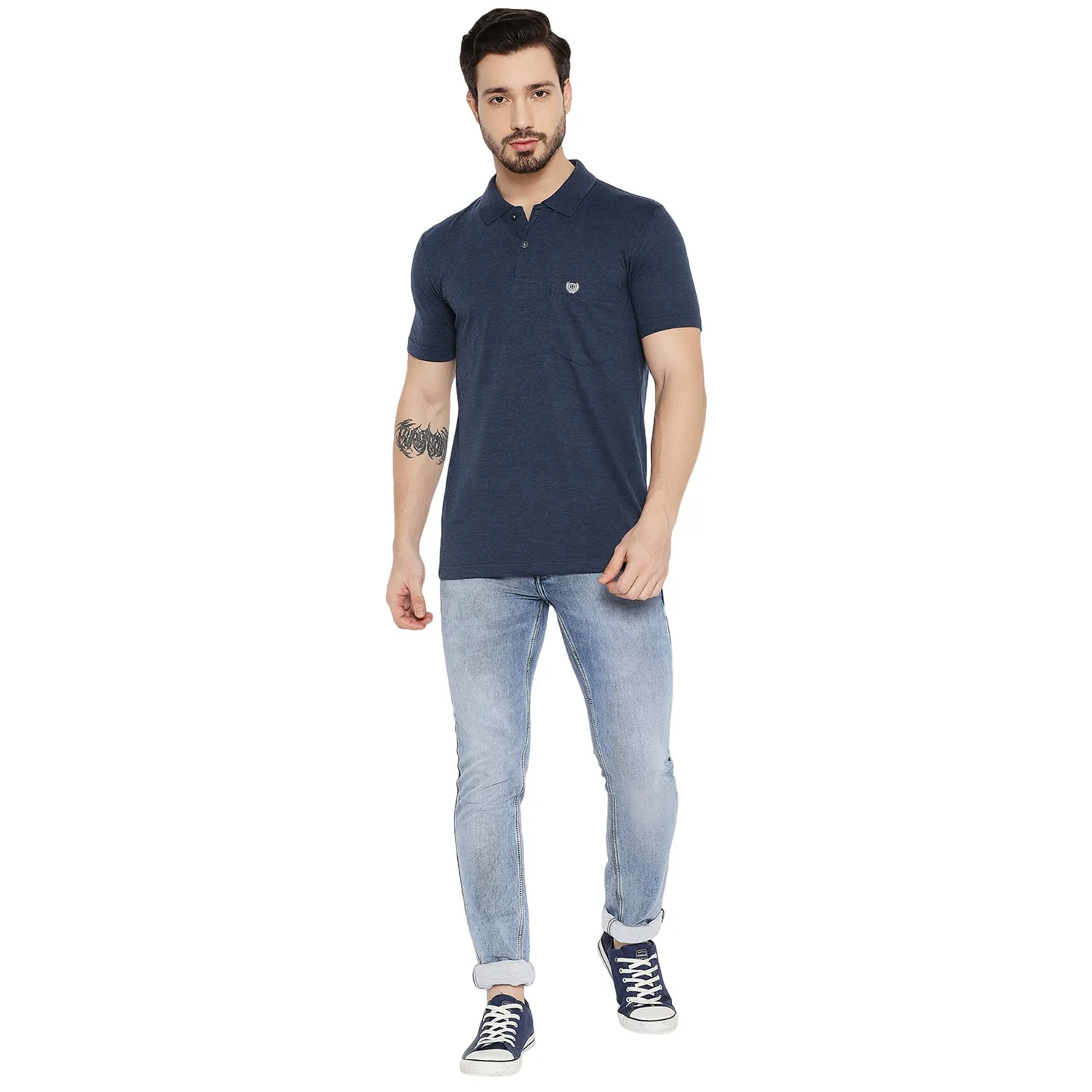 Duke Stardust Men Half Sleeve Cotton T-shirt (MSD43)