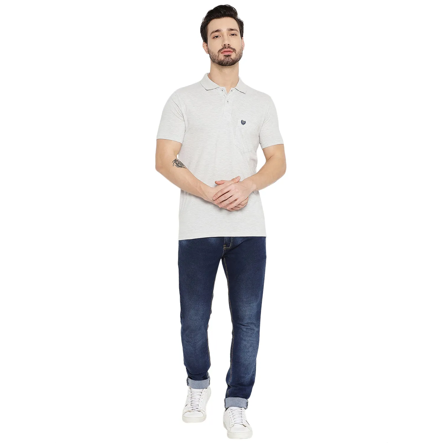 Duke Stardust Men Half Sleeve Cotton T-shirt (MSD43)
