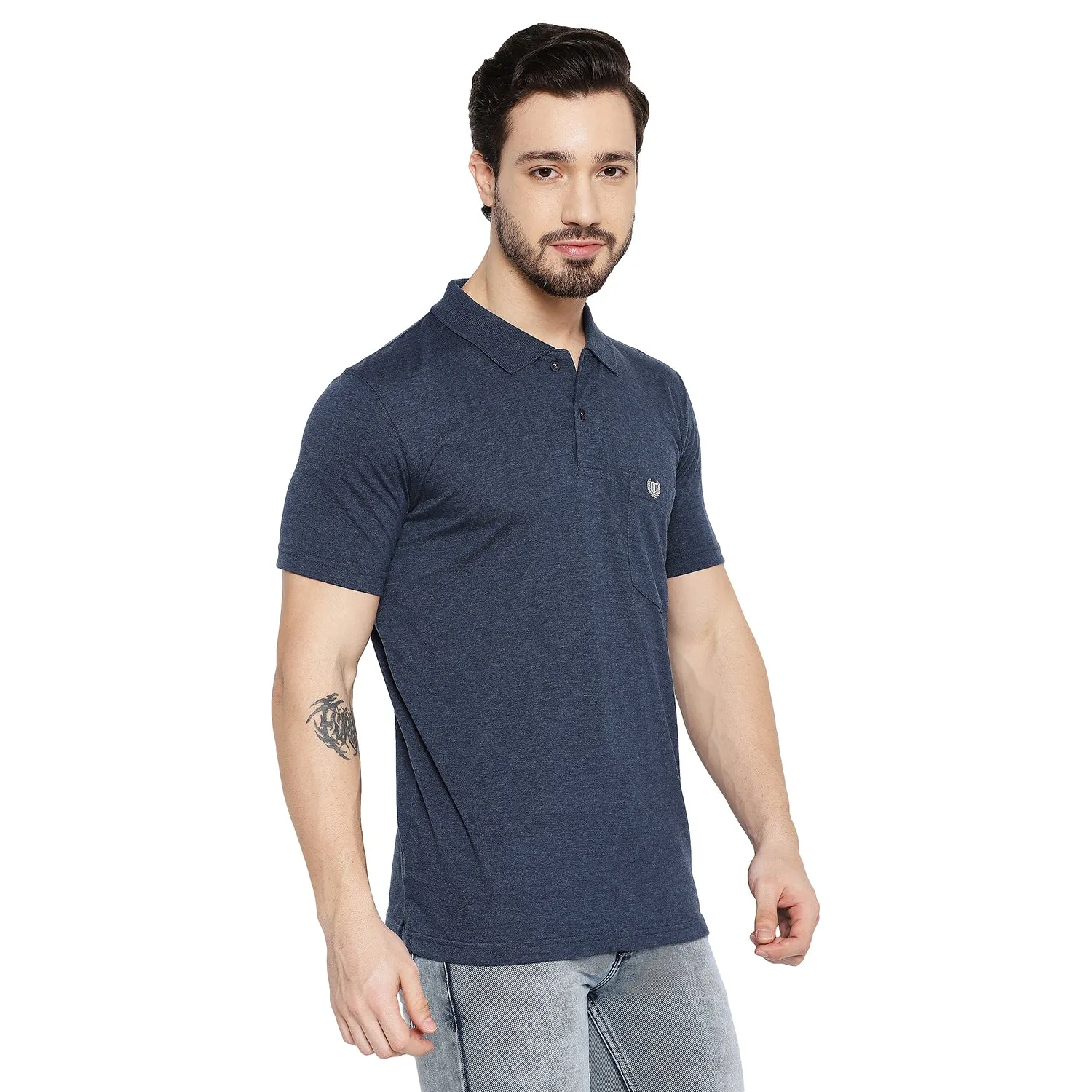 Duke Stardust Men Half Sleeve Cotton T-shirt (MSD43)