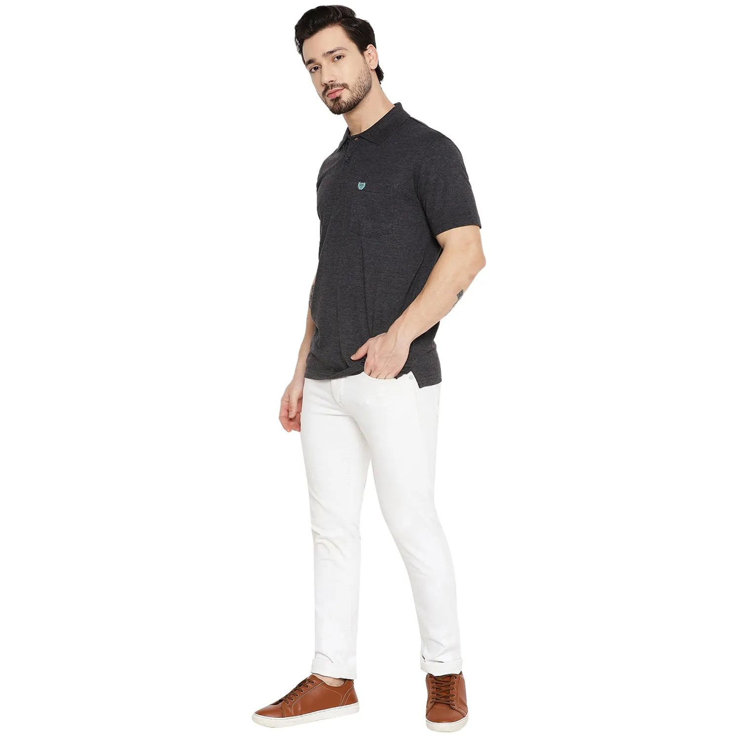Duke Stardust Men Half Sleeve Cotton T-shirt (MSD43)